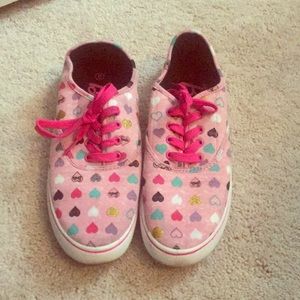 Size 8 Barbie heart shoes